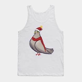 Cute Pigeon Drawing Tank Top